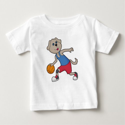Dog Basketball player Basketball Baby T_Shirt