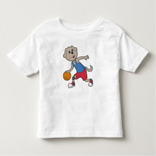 Dog Basketball player Basketball Toddler T-shirt