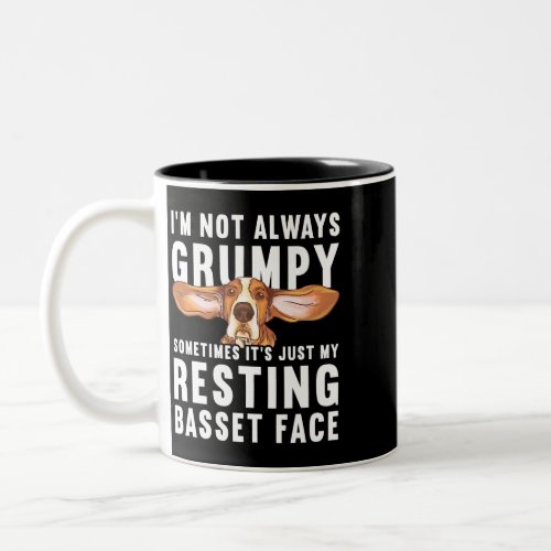 Dog Basset Hound 8 Two_Tone Coffee Mug