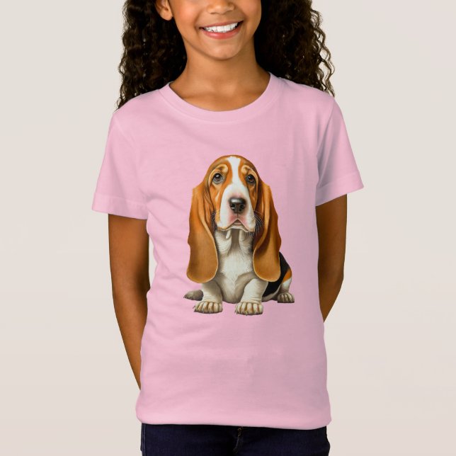 Dog, Basset Hound T-Shirt (Front)