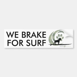Dog Beach bumper sticker