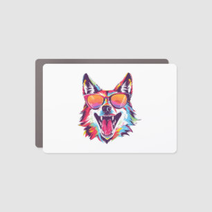 dog beach summer dog chilling gift dog lover car magnet