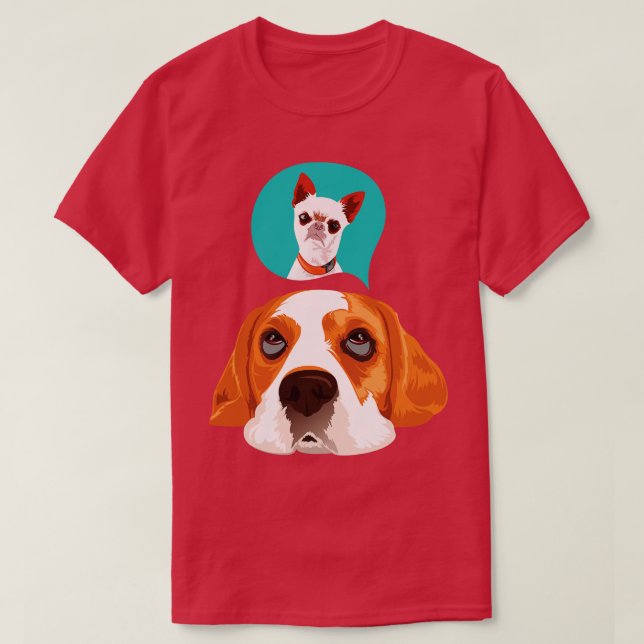 Dog Beagle T-Shirt (Design Front)