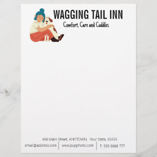 Dog Bed and Breakfast Business Custom Letterhead