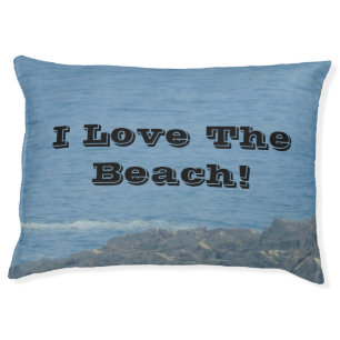 dog bed I LOVE THE BEACH 