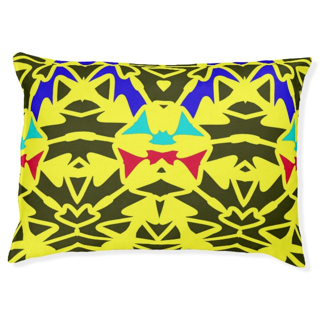 Dog Bed - Large, An elegant classic fabric design (Front)