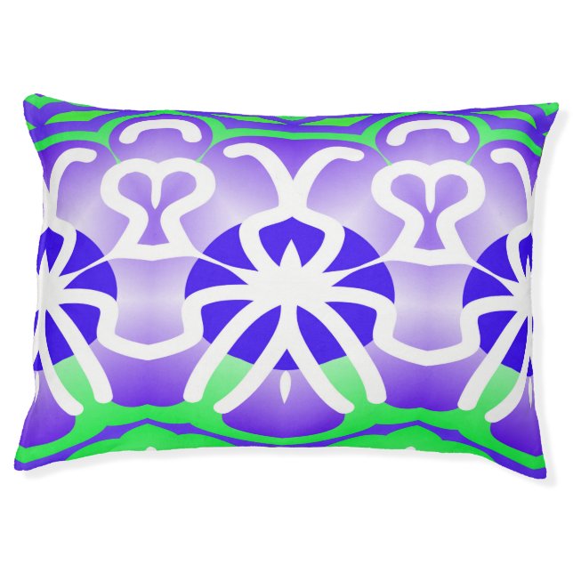 Dog Bed - Large, An elegant classic fabric design (Front)