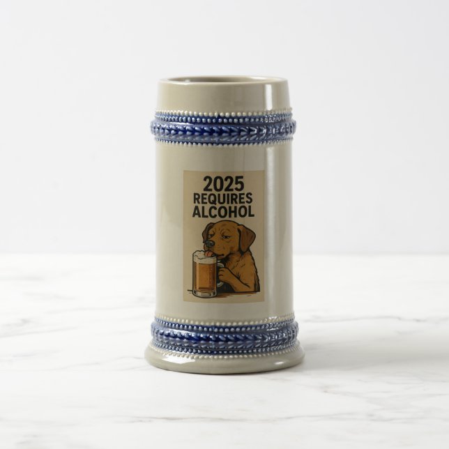 Dog Beer Stein (Center)