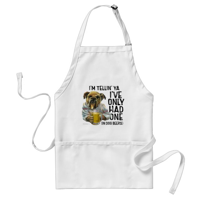 Dog Beers Adult Apron (Front)