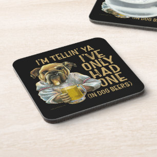 Dog Beers Beverage Coaster