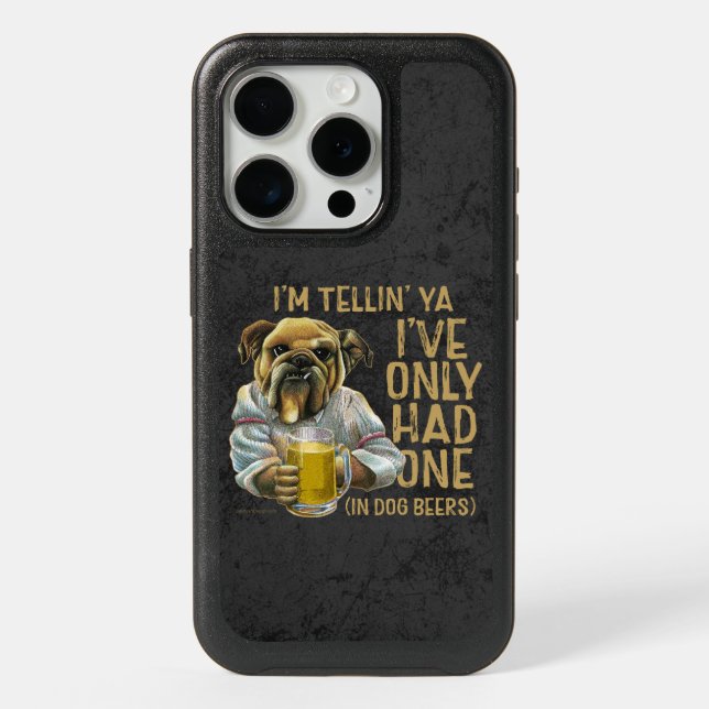 Dog Beers OtterBox iPhone Case (Back)