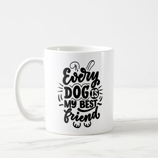 Dog Best Friend Mug (Left)
