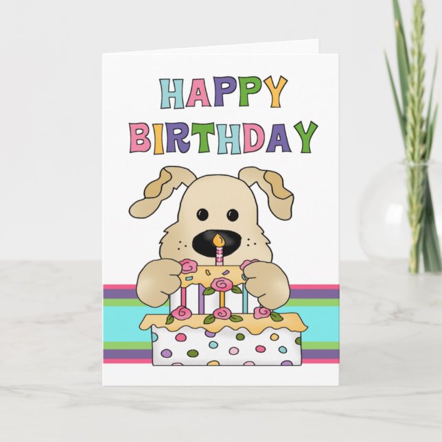Dog Birthday Card (Front)