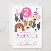 Dog Birthday Invitation (Front)