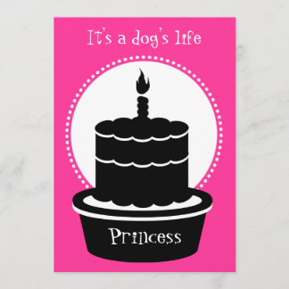 Dog Birthday Invitation - Dog's Life & Paw-ty!