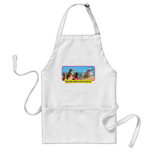 Dog Birthday Party Conga Line Adult Apron