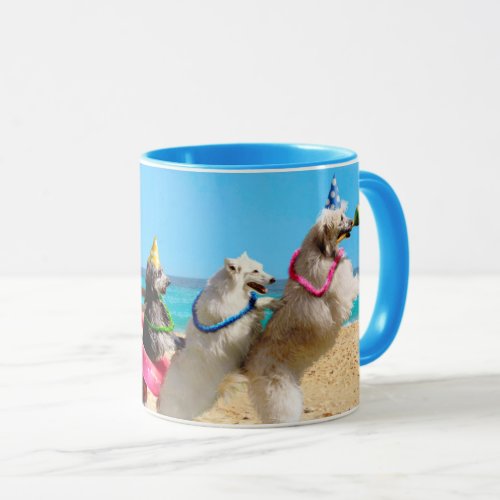 Dog Birthday Party Conga Line Mug