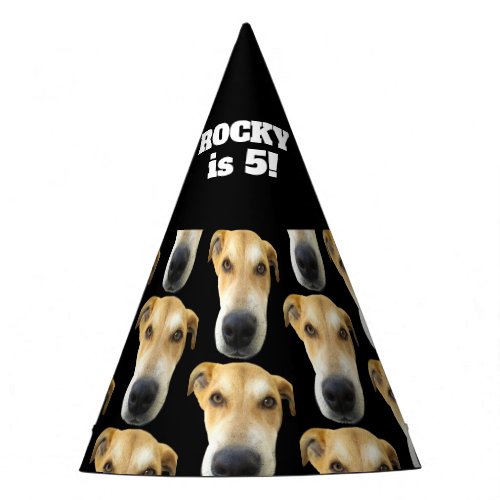 Dog Birthday Party Custom Pet Photo Party Hat