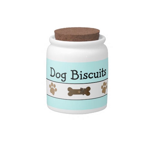 Dog Biscuits_Bones and Pawprints Candy Jar