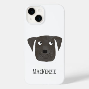 Dog Black Labrador Retriever Personalized Case-Mate iPhone 14 Case