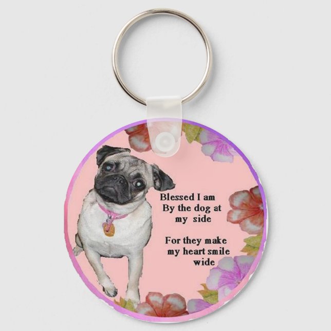 Dog Blessing Keychain (Front)