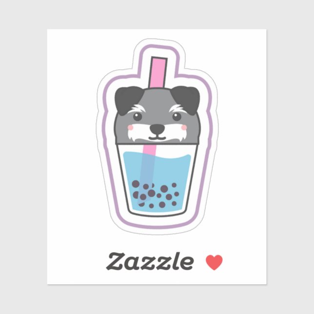 Dog boba  sticker (Sheet)