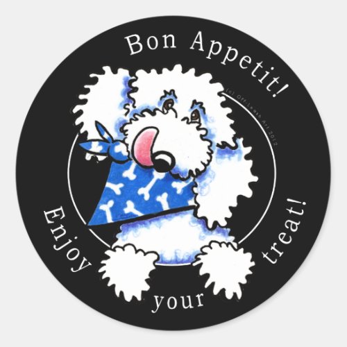 Dog Bon Appetit Pet Treats Labels Black