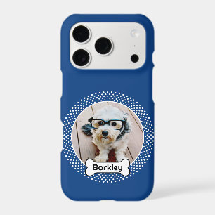 Dog Bone and Polka Dot Pet Photo Frame Iphone 18 Pro Case