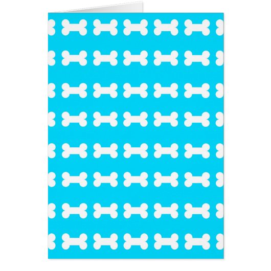 dog bone background pet cards (Front)