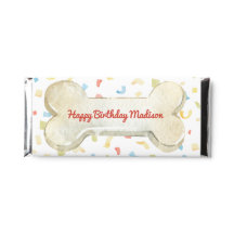 Dog Bone Birthday Party Hershey Bar Favors