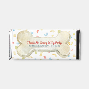 Dog Bone Birthday Party Hershey Bar Favors