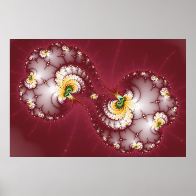 Dog Bone Chew - Fractal Poster (Front)