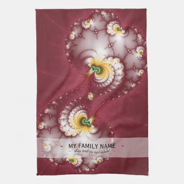 Dog Bone Chew - Fractal Towel (Vertical)