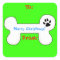 Dog Bone Christmas Gift Tag