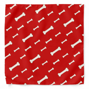 Dog Bone Customizable Background Bandana