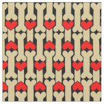 Dog Bone Hearts Fabric
