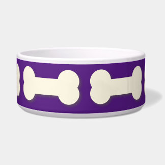 Dog Bone Pattern Any Color Bowl
