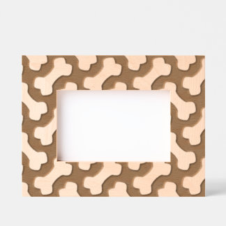 Dog Bone Pattern Engraved Frames