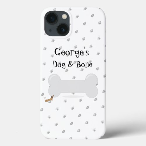 Dog  Bone Personalized Phone Case