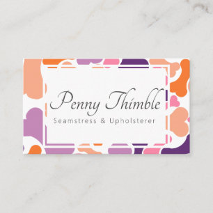 dog bone pet services business card