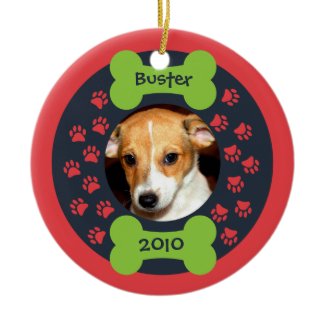 Dog Bone Photo Ornament ornament