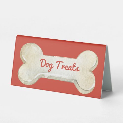 Dog Bone  Table Tent Sign