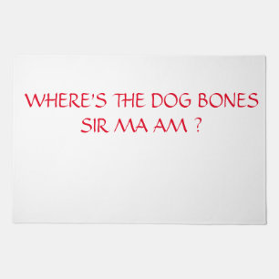 DOG BONES DOORMAT