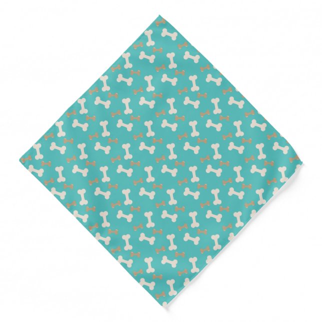 Dog Bones Pattern Bandana (Front)