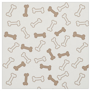 Dog bones pattern fabric