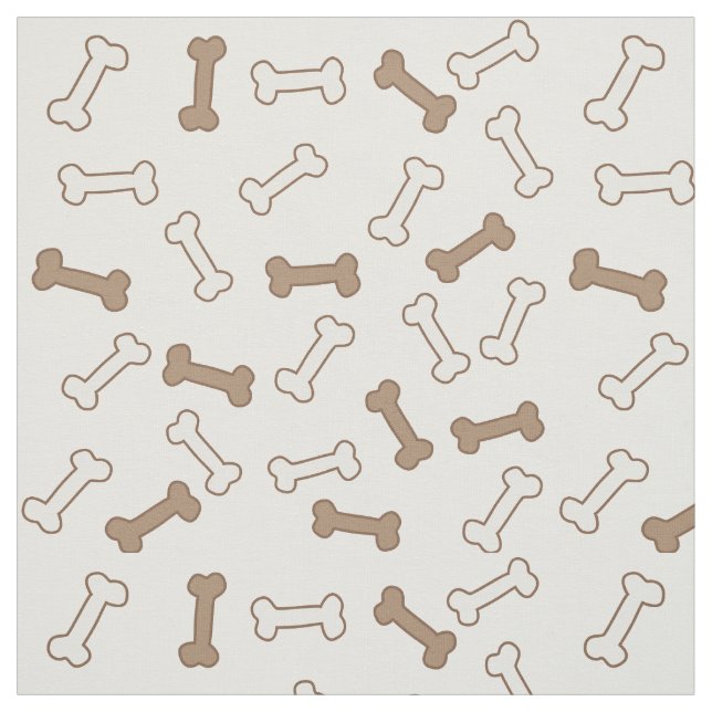 Dog bones pattern fabric (Swatch)