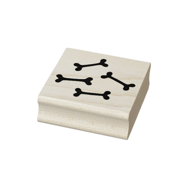 Dog bones rubber stamp (Stamp)