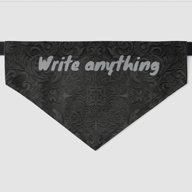  Dog Bow Tie: For the Gentle Giants Pet Bandana Collar (Front)