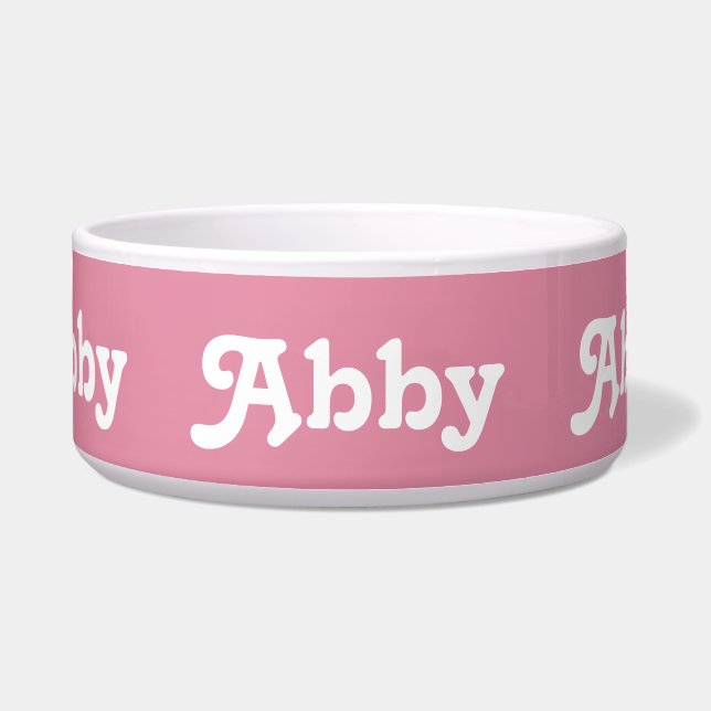 Dog Bowl Abby (Front)
