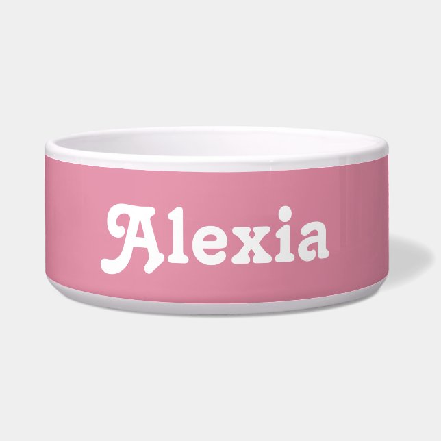 Dog Bowl Alexia (Front)